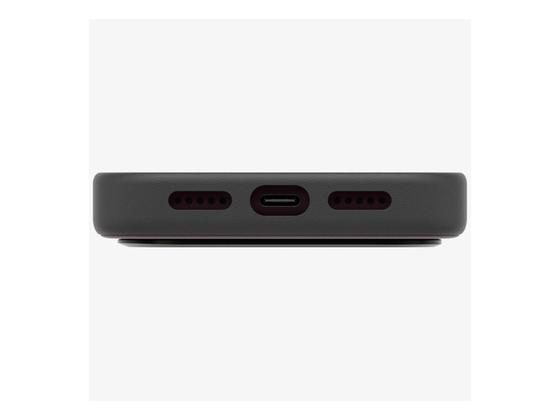 Capa de carregamento Uniq Lyden DS Magclick para iPhone 18 Pro/17 Pro - Bordô