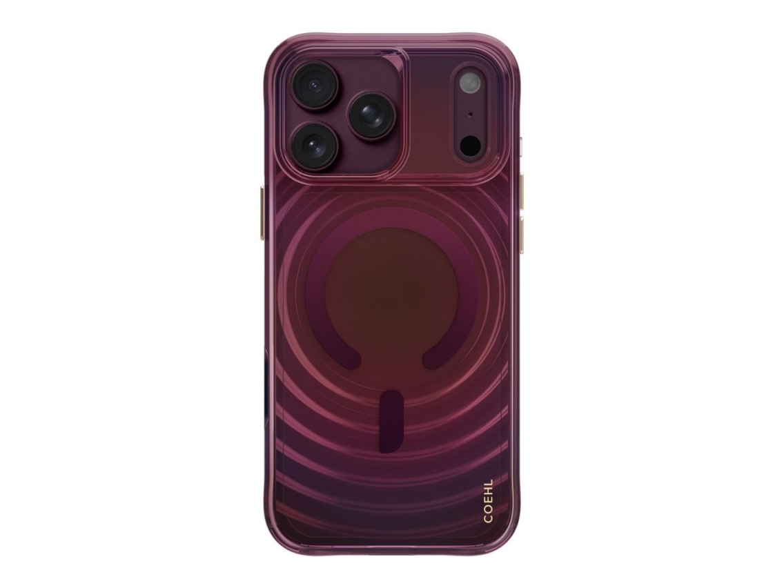 Funda de carga magn�tica Uniq Coehl Vela para iPhone 18 Pro Max / 17 Pro Max - Granate