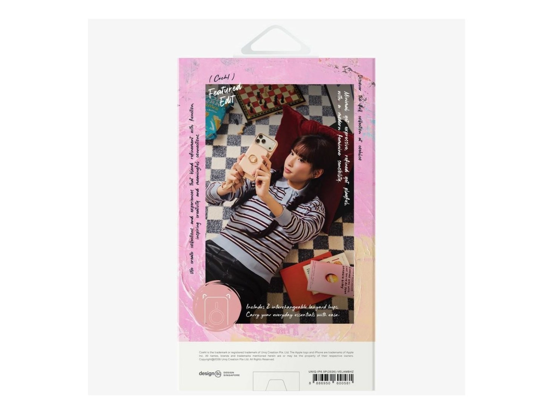 Capa de carregamento magnético Uniq Coehl Vela para iPhone 18 Pro Max/17 Pro Max - Bordô
