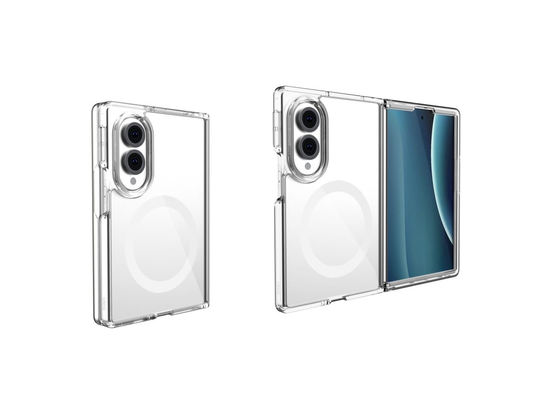 Capa de carregamento Uniq LifePro Xtreme Magclick para Samsung Galaxy Z Fold 8 - Transparente