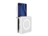 Funda con carga Uniq Veren AF Magclick para Samsung Galaxy Z Flip 8 - Blanca