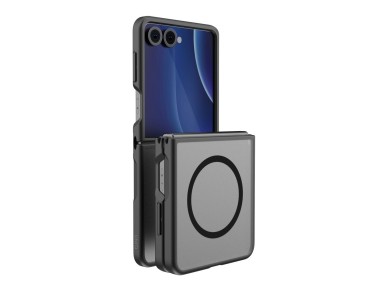 Uniq Veren AF Magclick Charging Case for Samsung Galaxy Z Flip 8 - Black