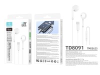 Auriculares con cable USB-C Techancy TD8091, sonido estéreo DSP, micrófono HD, controles, Plug and P Auriculares con cable USB-C Techancy TD8091, sonido estéreo DSP, micrófono HD, controles, Plug and P