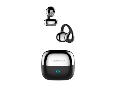 Auriculares Bluetooth Open Ear Techancy KP2717, TWS Mini, Bluetooth 6.0, Gancho de Ouvido, Autonomia Auriculares Bluetooth Open Ear Techancy KP2717, TWS Mini, Bluetooth 6.0, Gancho de Ouvido, Autonomia