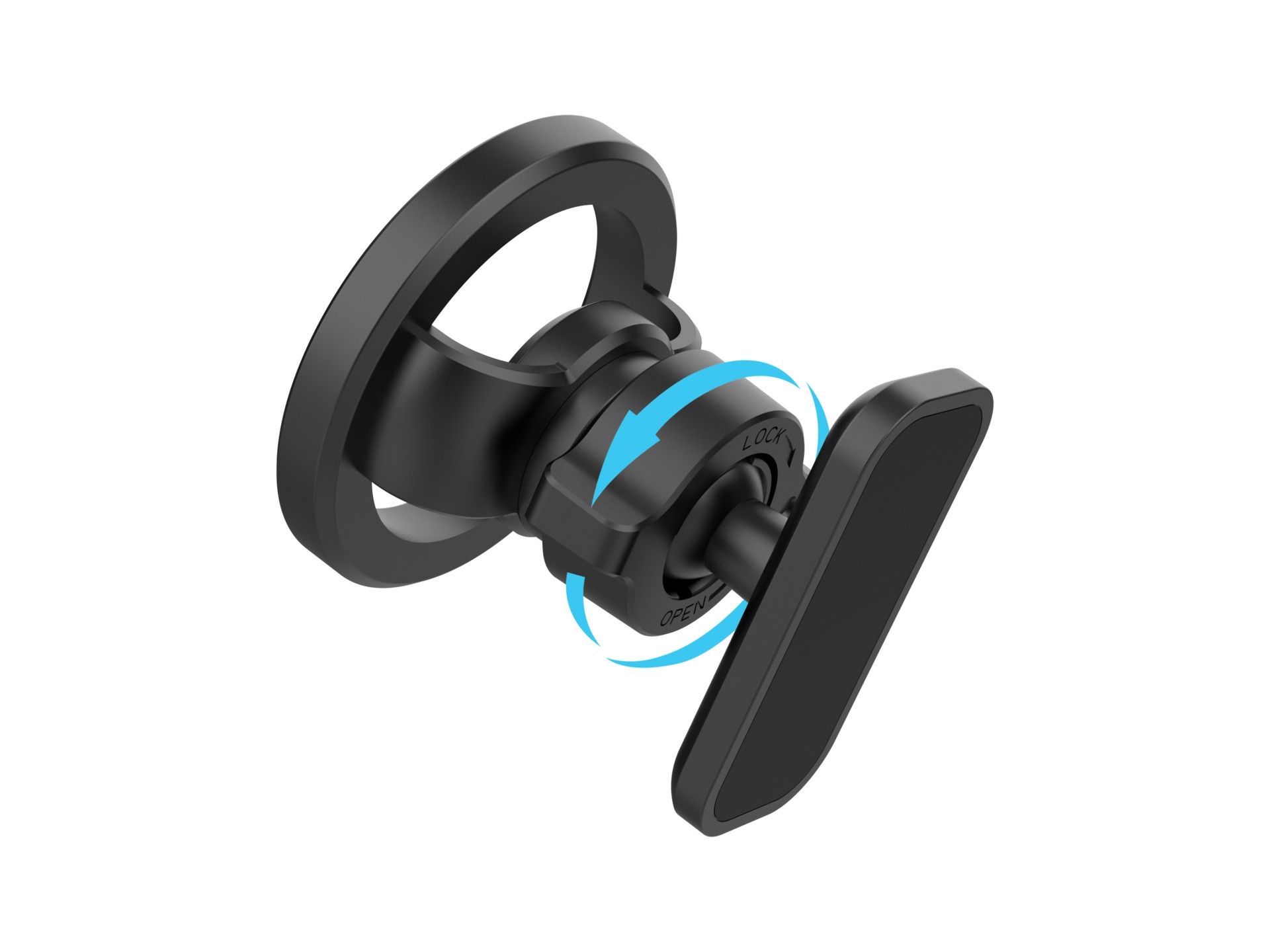 Soporte magnético de doble cara para teléfono Techancy TI2349, imanes N52, rotación de 360 ??grados,