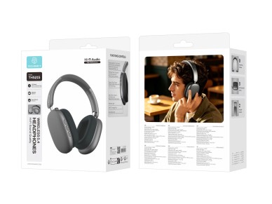 Auriculares Bluetooth Techancy TH5215, Bluetooth 5.4, controladores de 40 mm, 16 horas de duración d Auriculares Bluetooth Techancy TH5215, Bluetooth 5.4, controladores de 40 mm, 16 horas de duración d