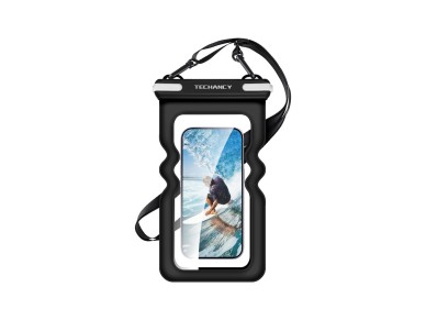 Techancy TU7454 Inflatable Waterproof Mobile Phone Case, 7-inch, IPX8, Up to 30m, Floating, Touchscr Techancy TU7454 Inflatable Waterproof Mobile Phone Case, 7-inch, IPX8, Up to 30m, Floating, Touchscr