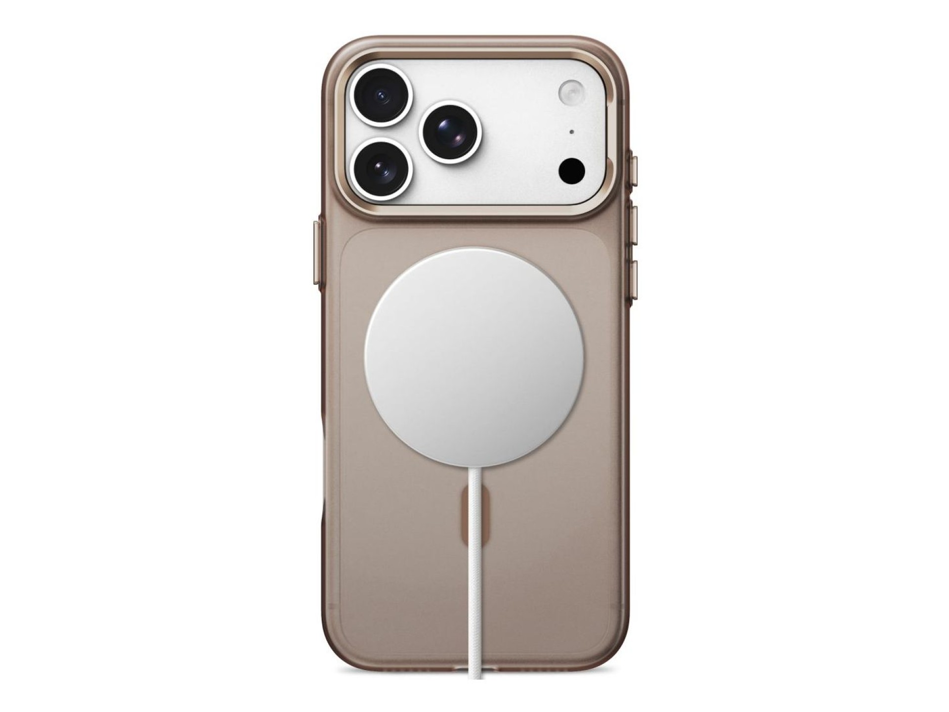 Capa Tech-Protect MagZero MagSafe para iPhone 17 Pro Max / 18 Pro Max - Castanho Mate