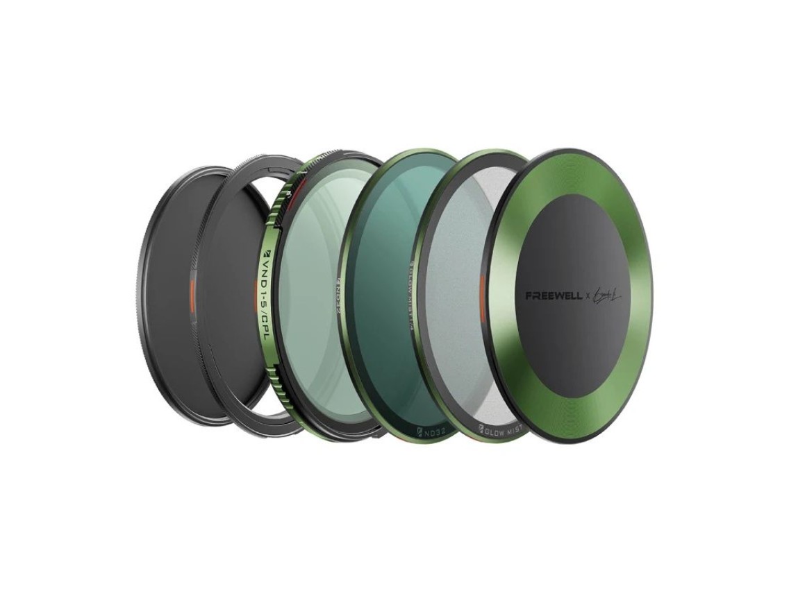 Kit de filtros ND/CPL variáveis ??Freewell Brandon Li 82mm