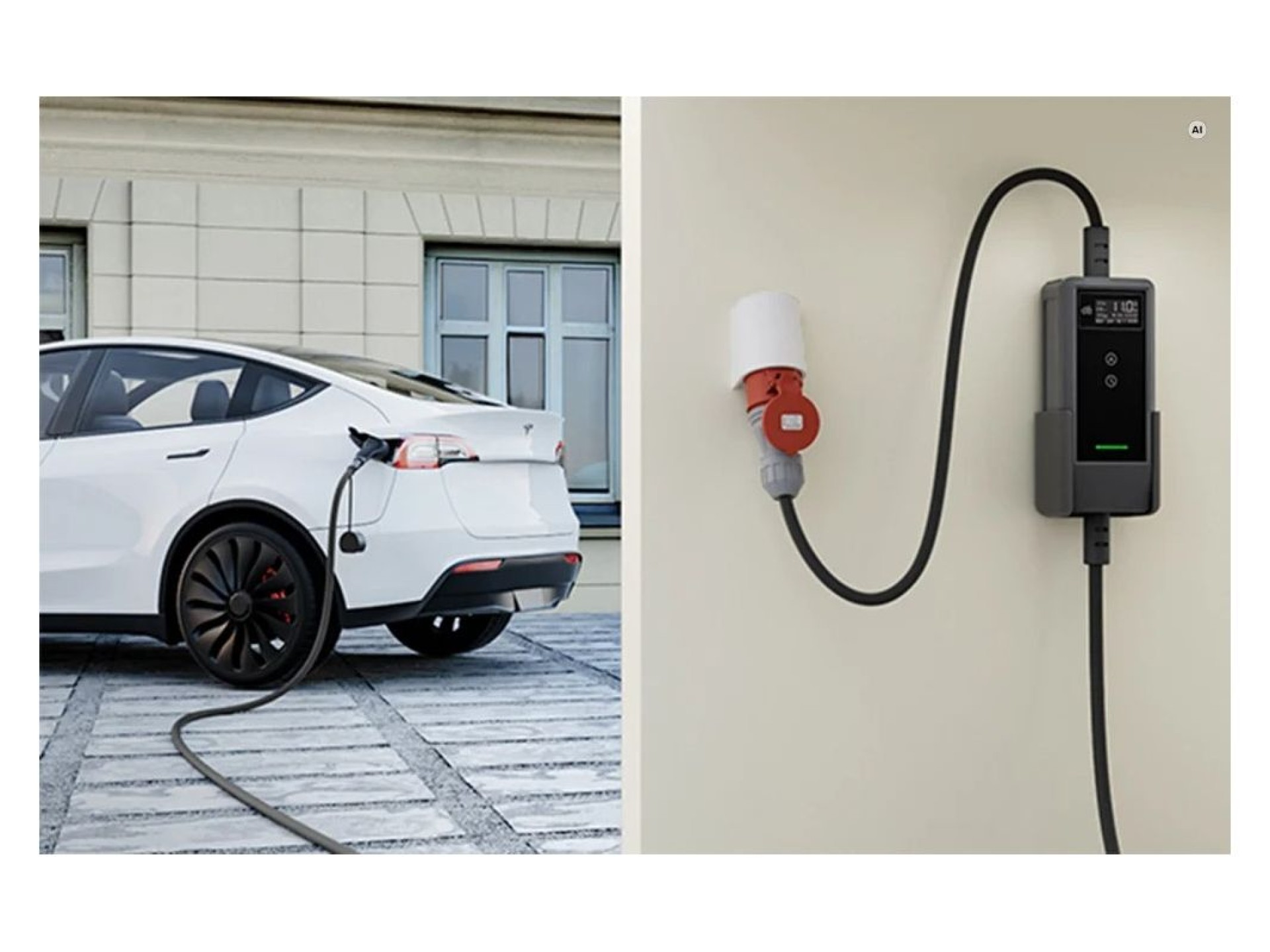 Portable EV charger dé 11kW 7m cable