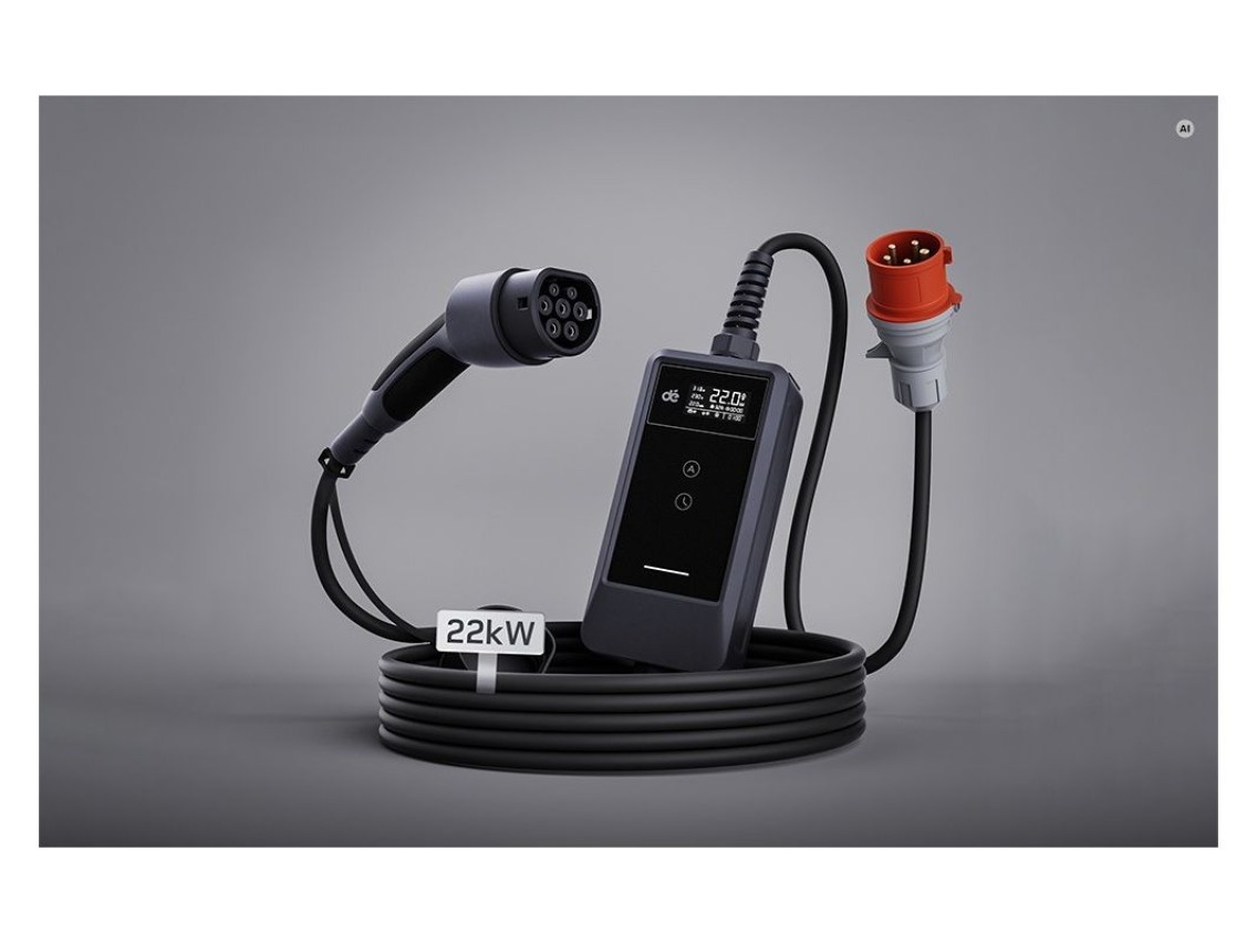Cargador portátil para vehículos eléctricos Traveler Set 22kW