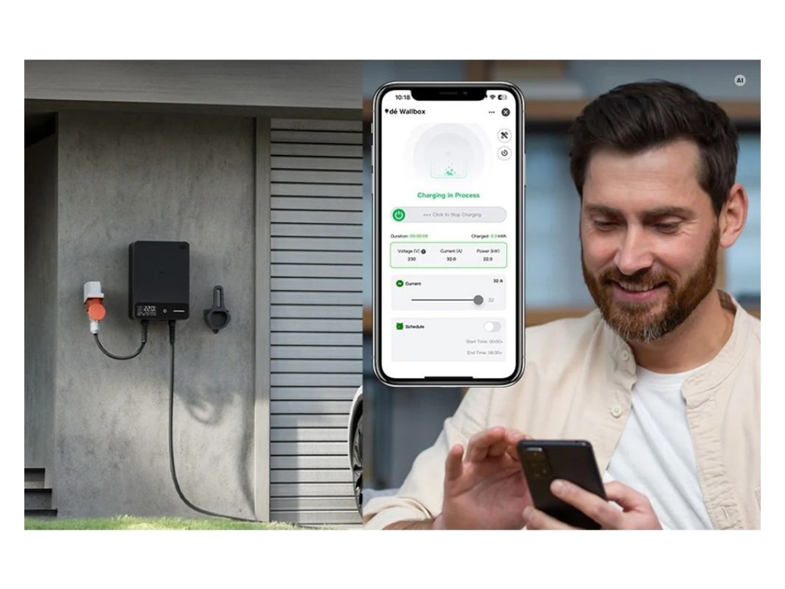 Wallbox dé 22kW with 15m cable