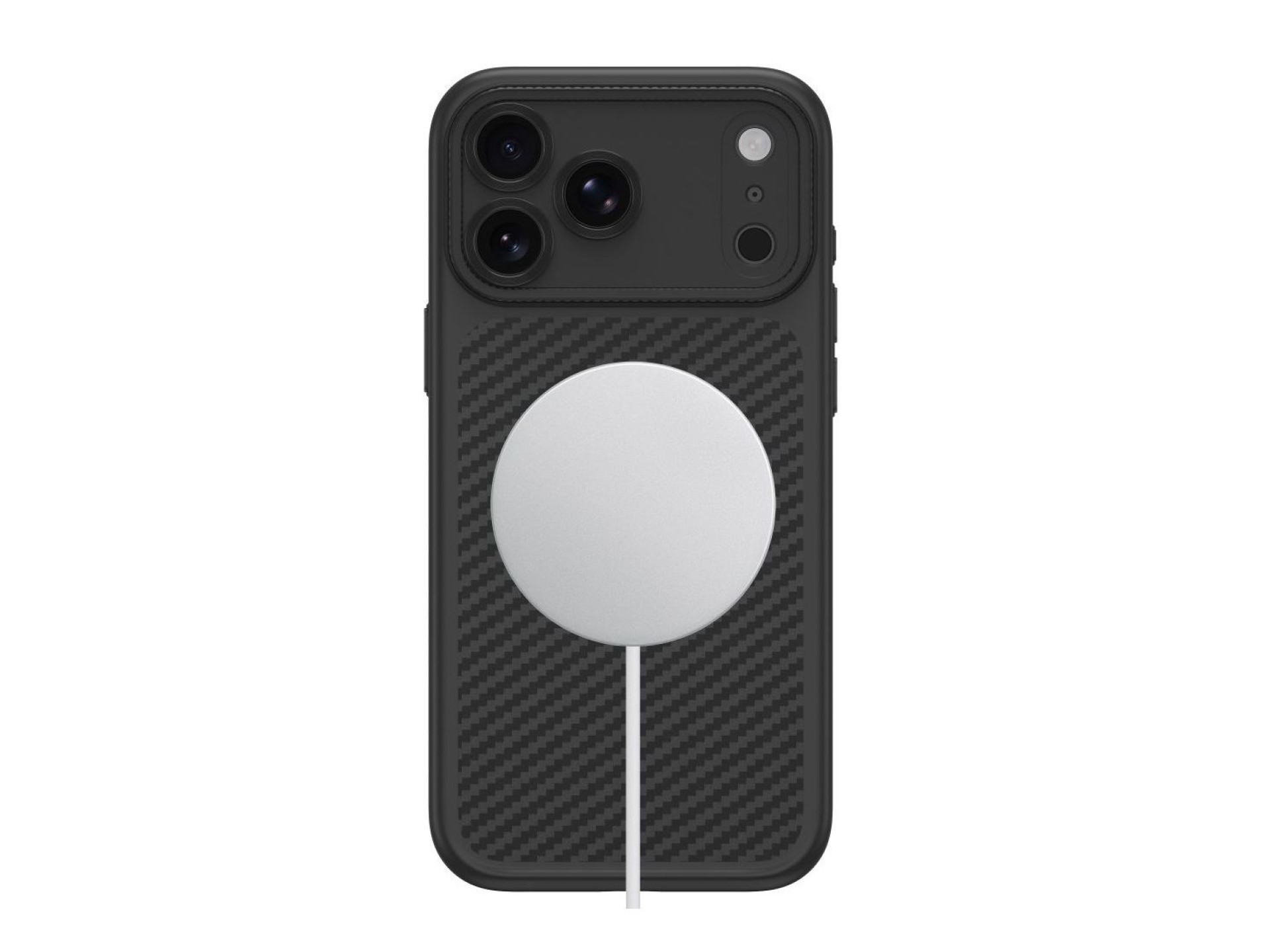 Funda Tech-Protect MagCam MagSafe Carbon para iPhone 18 Pro / 17 Pro - Negra