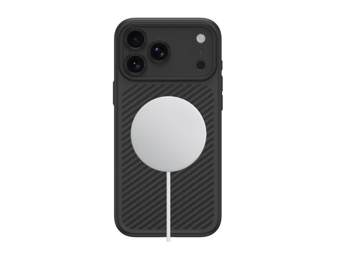 Funda Tech-Protect MagCam MagSafe Carbon para iPhone 18 Pro / 17 Pro - Negra