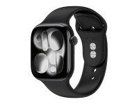 Pulseira de silicone Tech-Protect para Apple Watch 44/45/46/49 mm - Preta Pulseira de silicone Tech-Protect para Apple Watch 44/45/46/49 mm - Preta