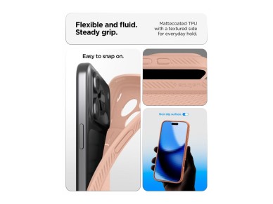 Funda Spigen Liquid Air para iPhone 18 Pro Max / 17 Pro Max - Rosa