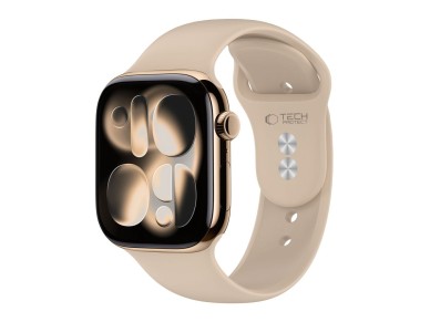 Tech-Protect Silicone Strap for Apple Watch 44 / 45 / 46 / 49 mm - Beige