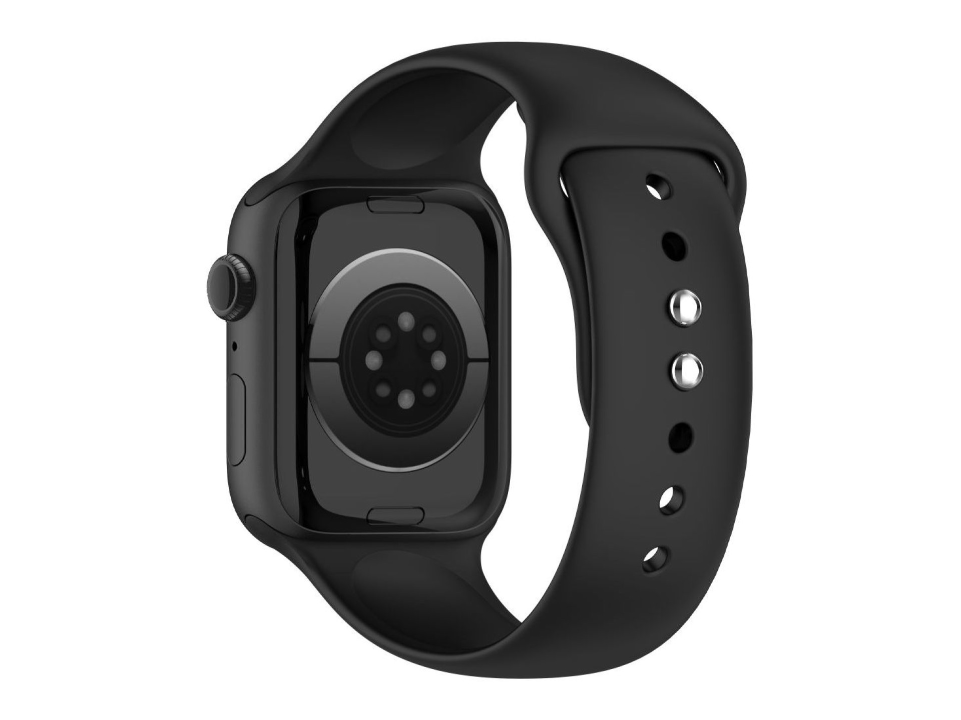 Pulseira de silicone Tech-Protect para Apple Watch 44/45/46/49 mm - Preta