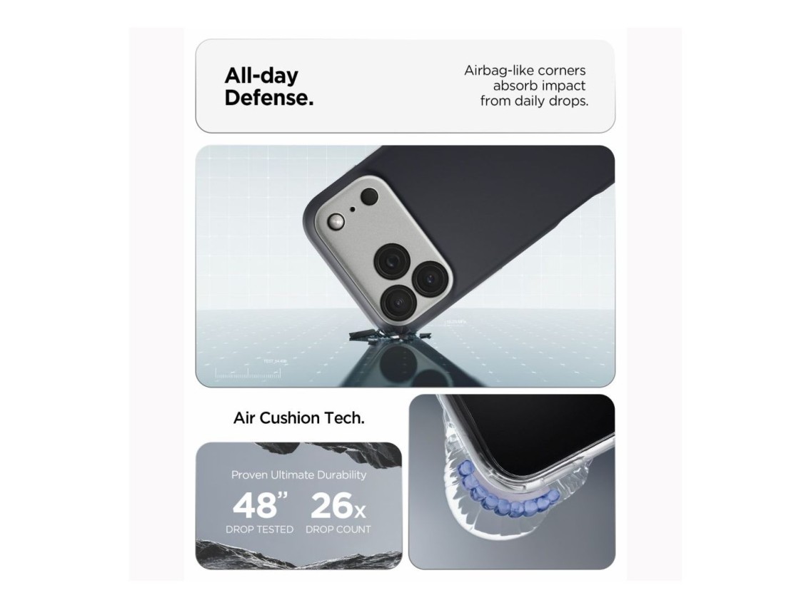 Capa Spigen Nano Pop MagSafe para iPhone 18 Pro Max / 17 Pro Max - Preta