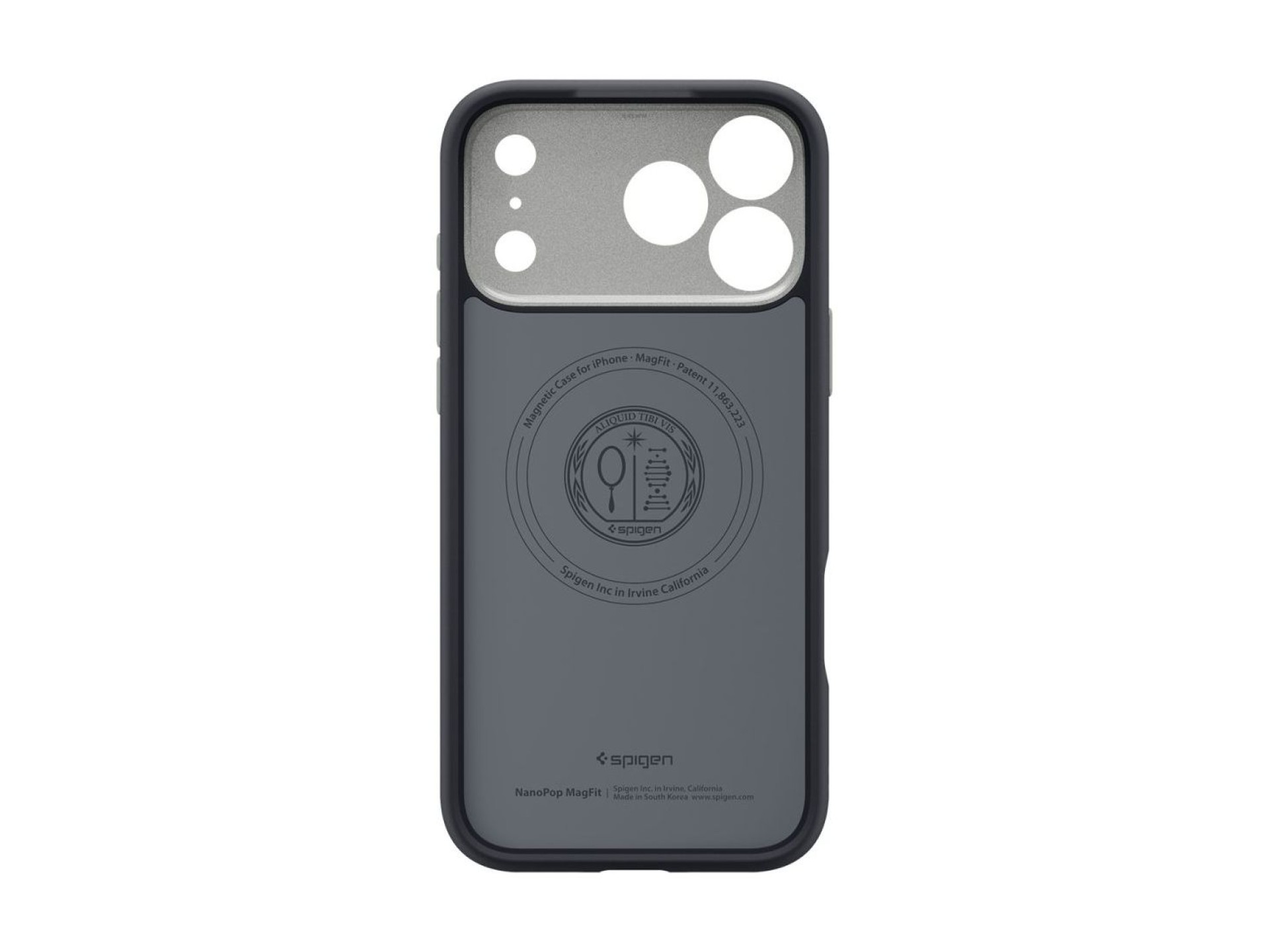 Capa Spigen Nano Pop MagSafe para iPhone 18 Pro Max / 17 Pro Max - Preta