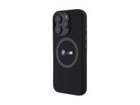 BMW M Silicone Printed Ring MagSafe Case for iPhone 16 Pro Max - Black BMW M Silicone Printed Ring MagSafe Case for iPhone 16 Pro Max - Black