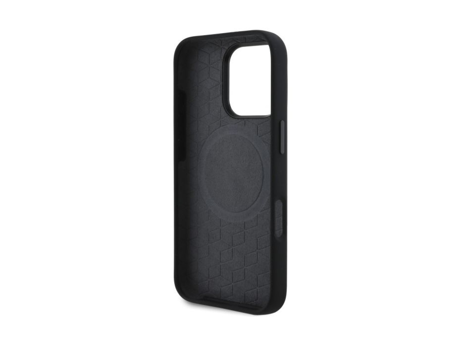 BMW M Silicone Printed Ring MagSafe Case for iPhone 16 Pro Max - Black