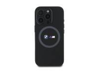 BMW M Silicone Printed Ring MagSafe Case for iPhone 16 Pro Max - Black BMW M Silicone Printed Ring MagSafe Case for iPhone 16 Pro Max - Black