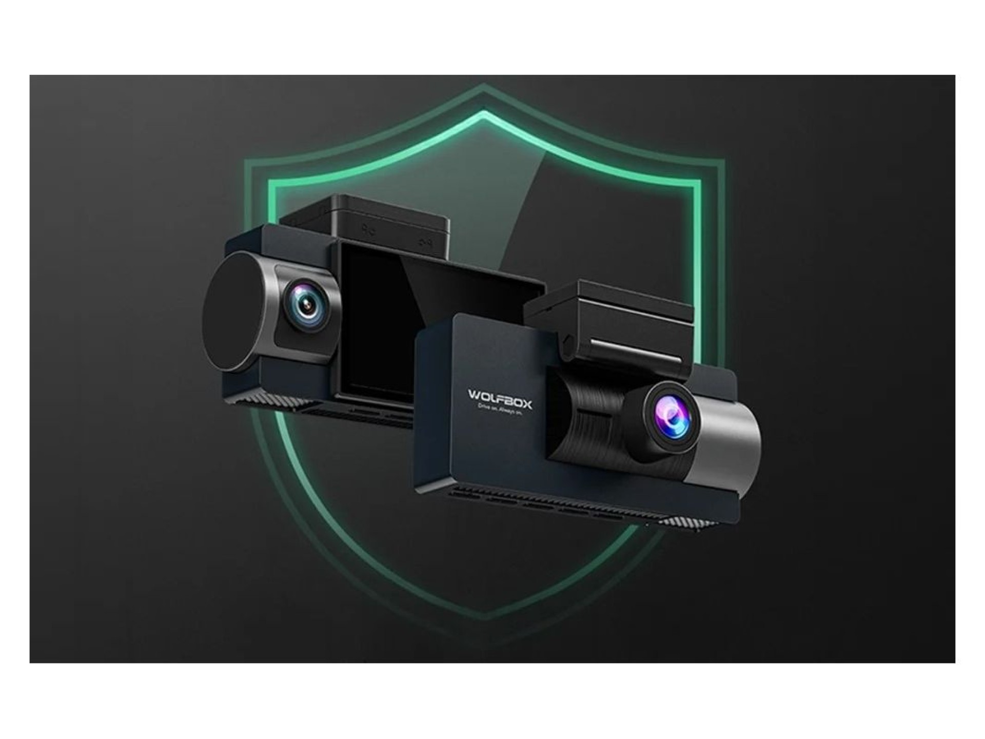 WOLFBOX i17 WiFi 4K + 2.5K 64GB Dash Cam