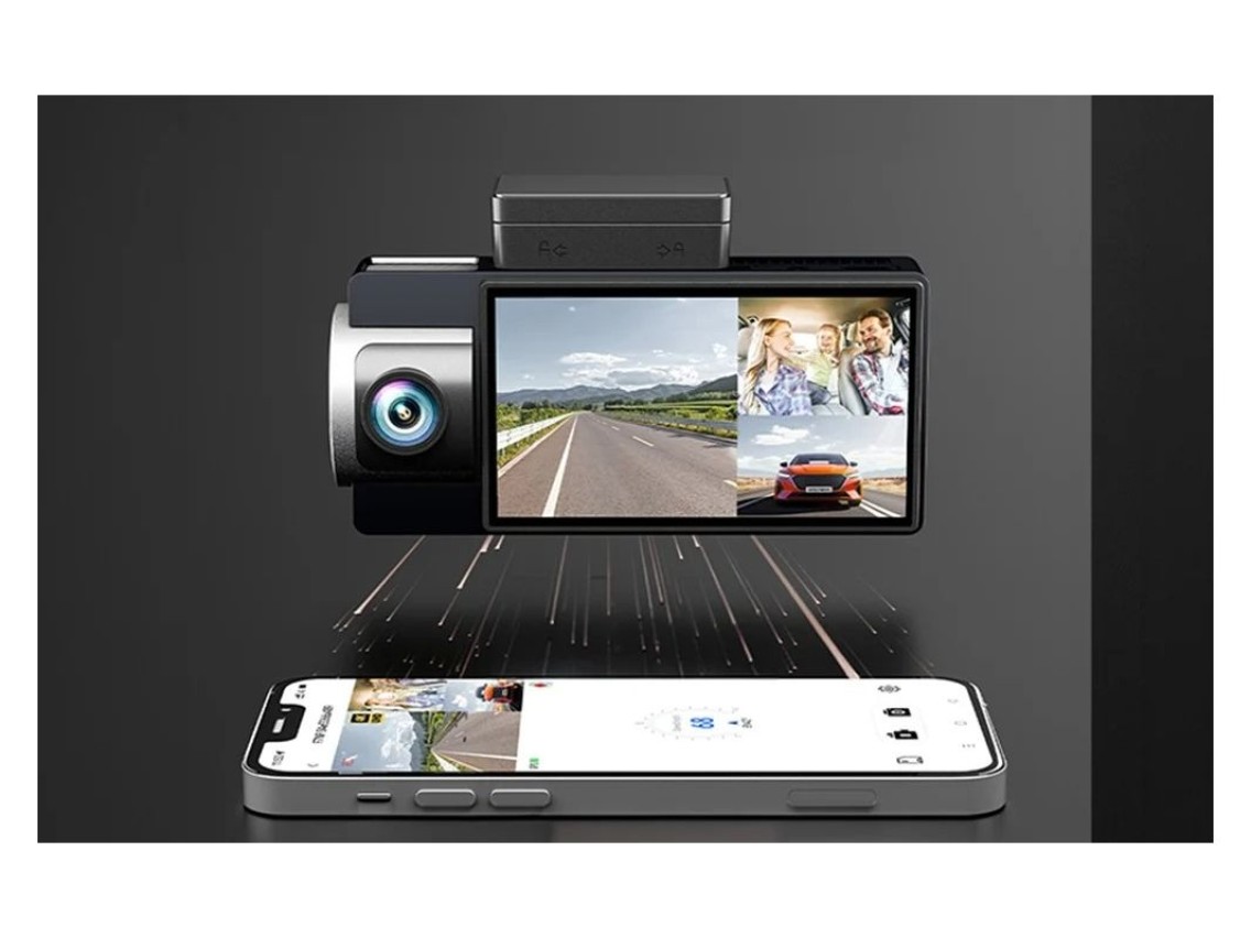 WOLFBOX i17 WiFi 4K + 2.5K 64GB Dash Cam
