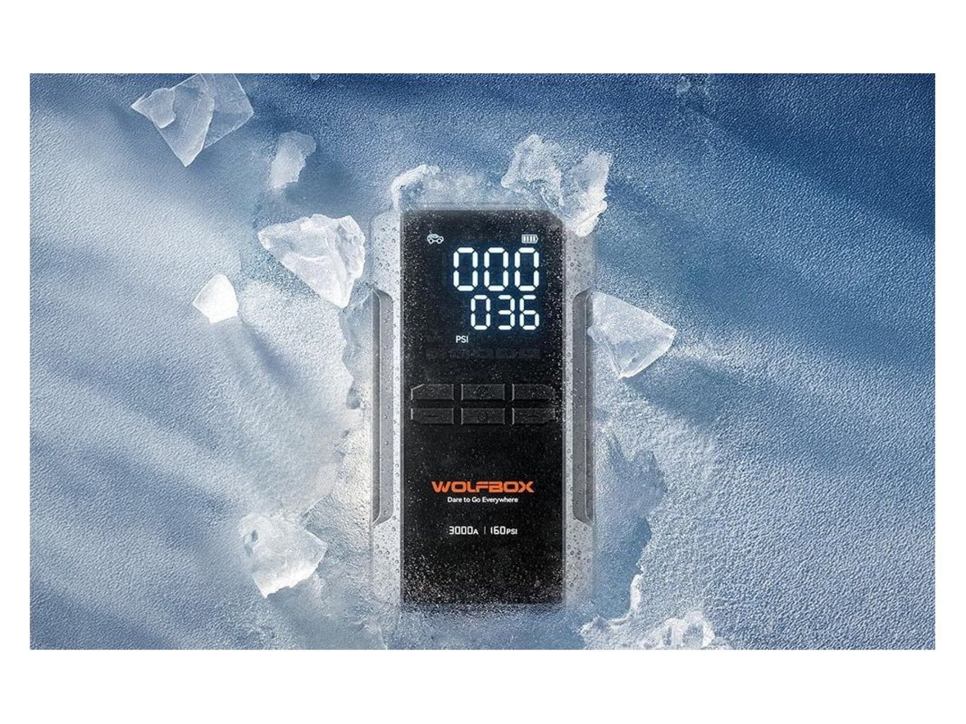 WOLFBOX MegaVolt 16 Air 16,000 mAh 3,000 A Jump Starter