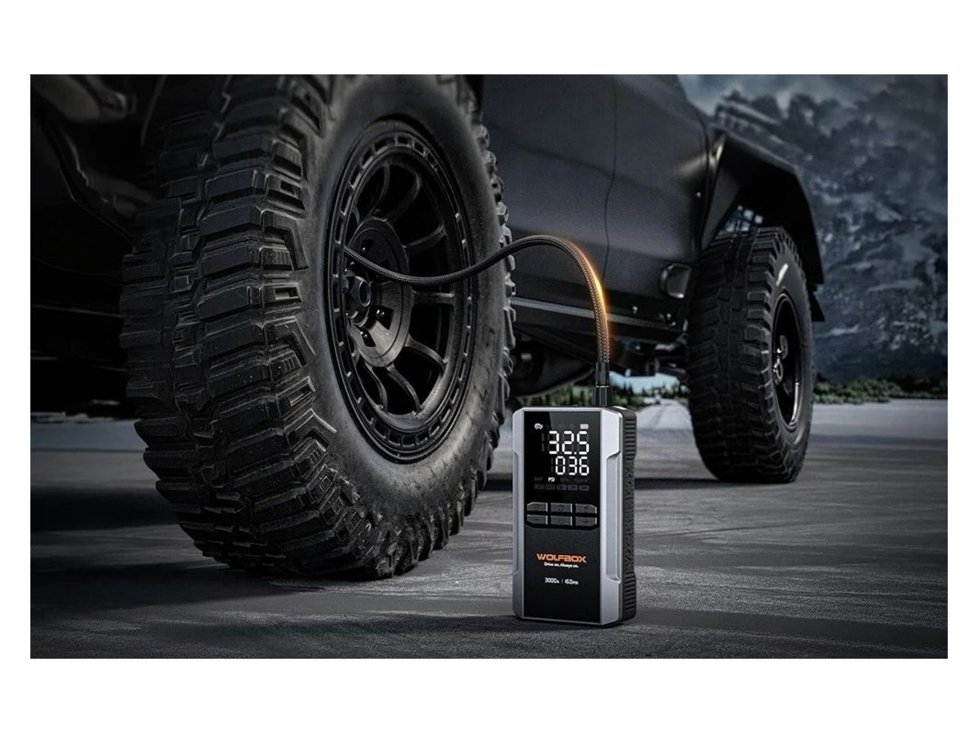 WOLFBOX MegaVolt 16 Air 16,000 mAh 3,000 A Jump Starter