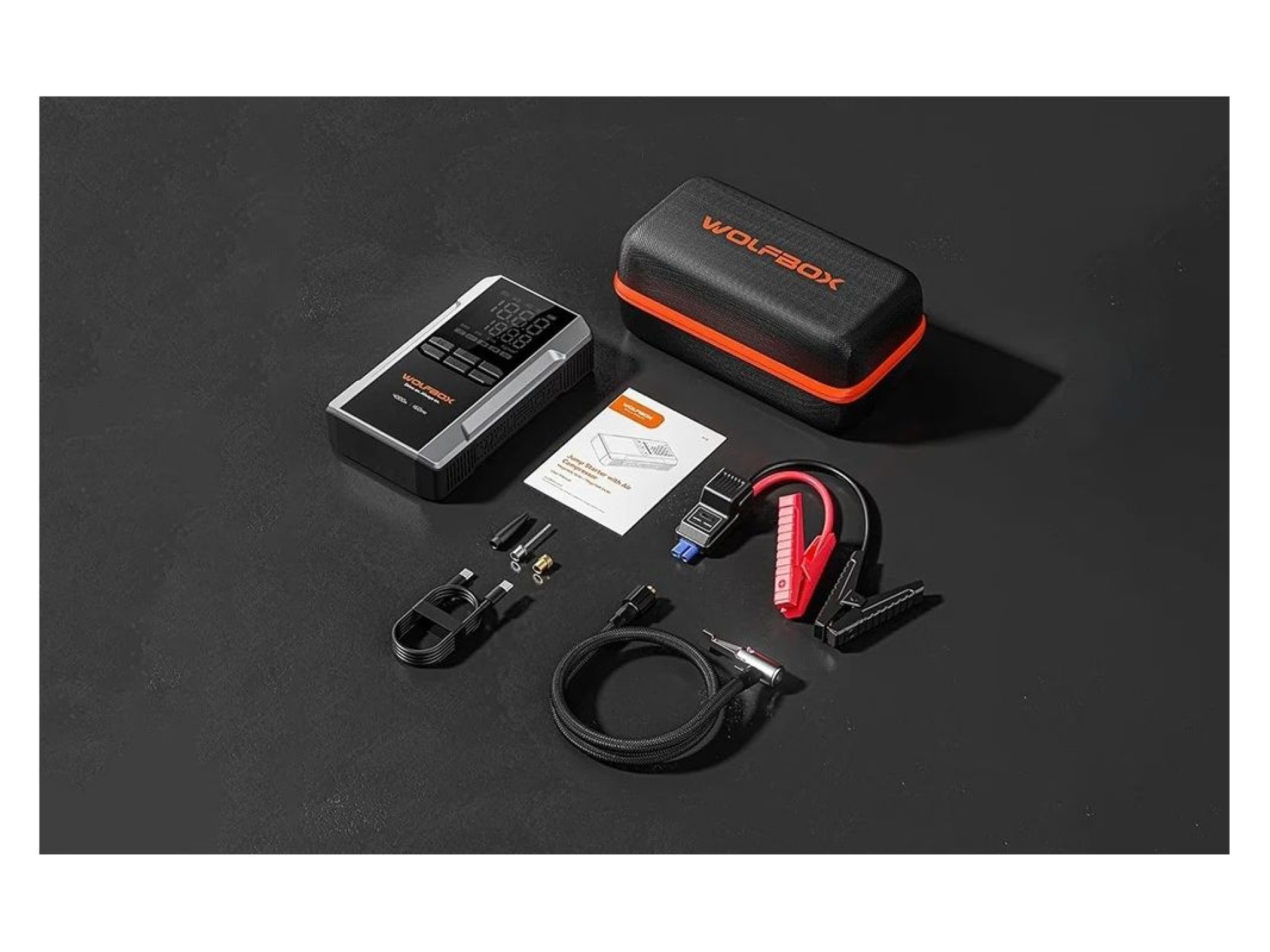 WOLFBOX MegaVolt 24 Air 24.000 mAh 4.000 A Jump Starter