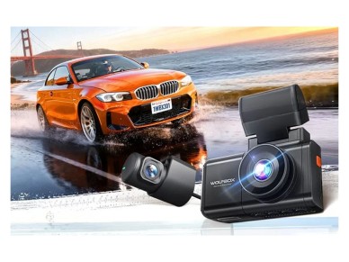 WOLFBOX X3 WiFi 2.5K + 1080p 64GB Dash Cam WOLFBOX X3 WiFi 2.5K + 1080p 64GB Dash Cam
