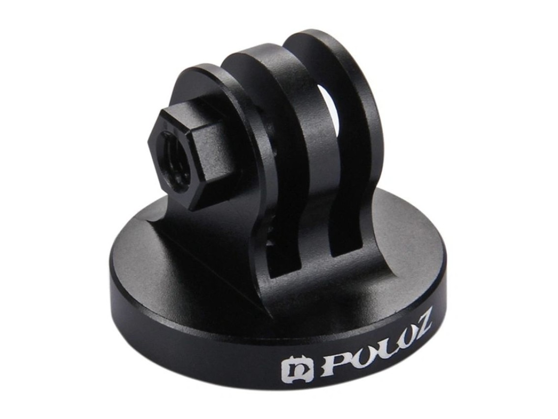 Suporte Puluz com rosca CNC de 1/4" para câmaras de ação (preto)