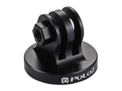 Suporte Puluz com rosca CNC de 1/4" para c�maras de a��o (preto)