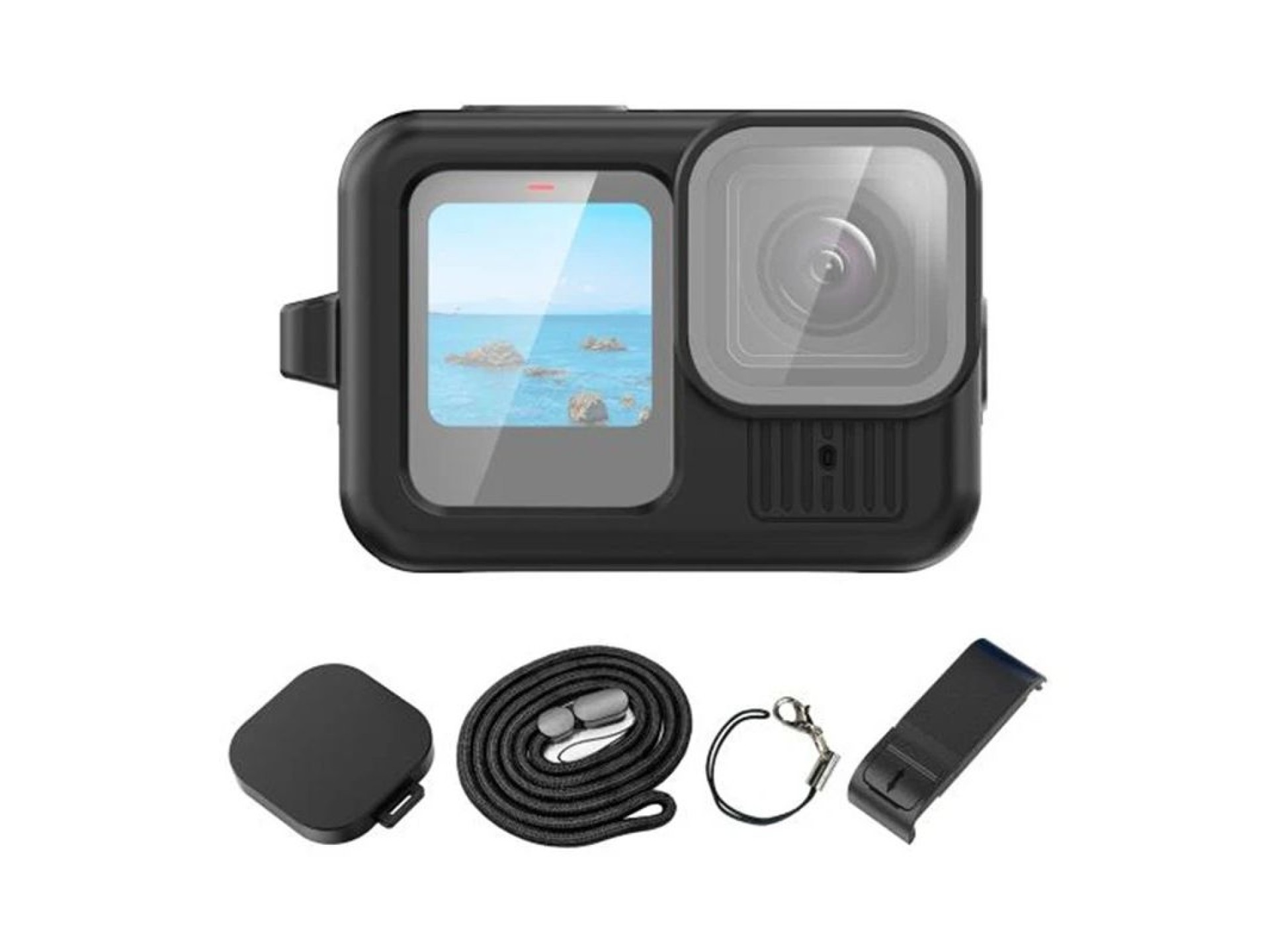 Capa de silicone Puluz para GoPro HERO13 Preto