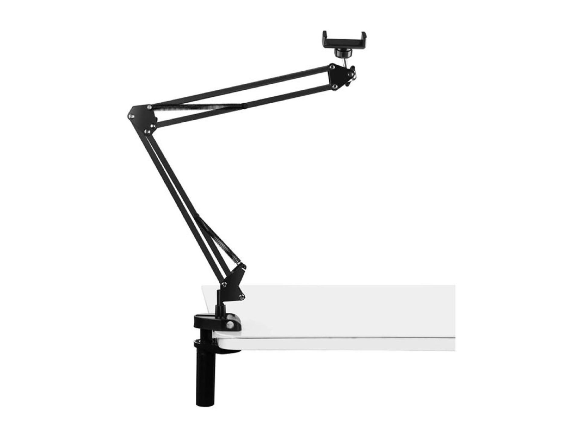Suporte para transmissão em direto Puluz com suporte para telemóvel (preto)
