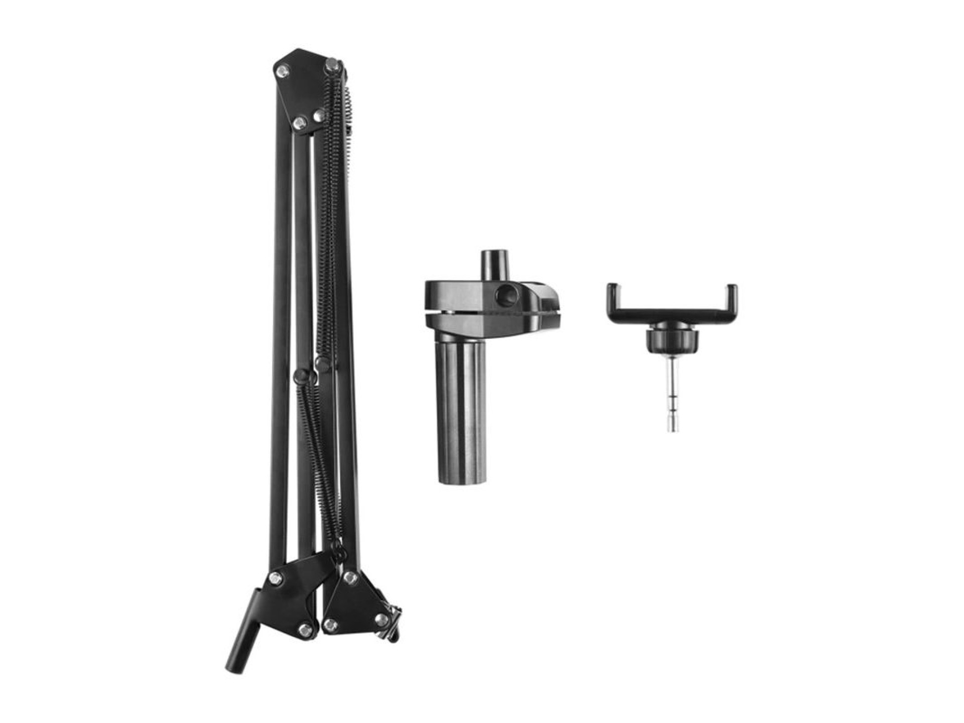 Suporte para transmissão em direto Puluz com suporte para telemóvel (preto)
