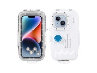 Funda impermeable Puluz para iPhone (40 m) con v�lvula unidireccional (blanca)