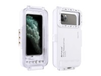 Funda impermeable Puluz (45 m) para iPhone: Para fotos y v�deos bajo el agua (Blanco)