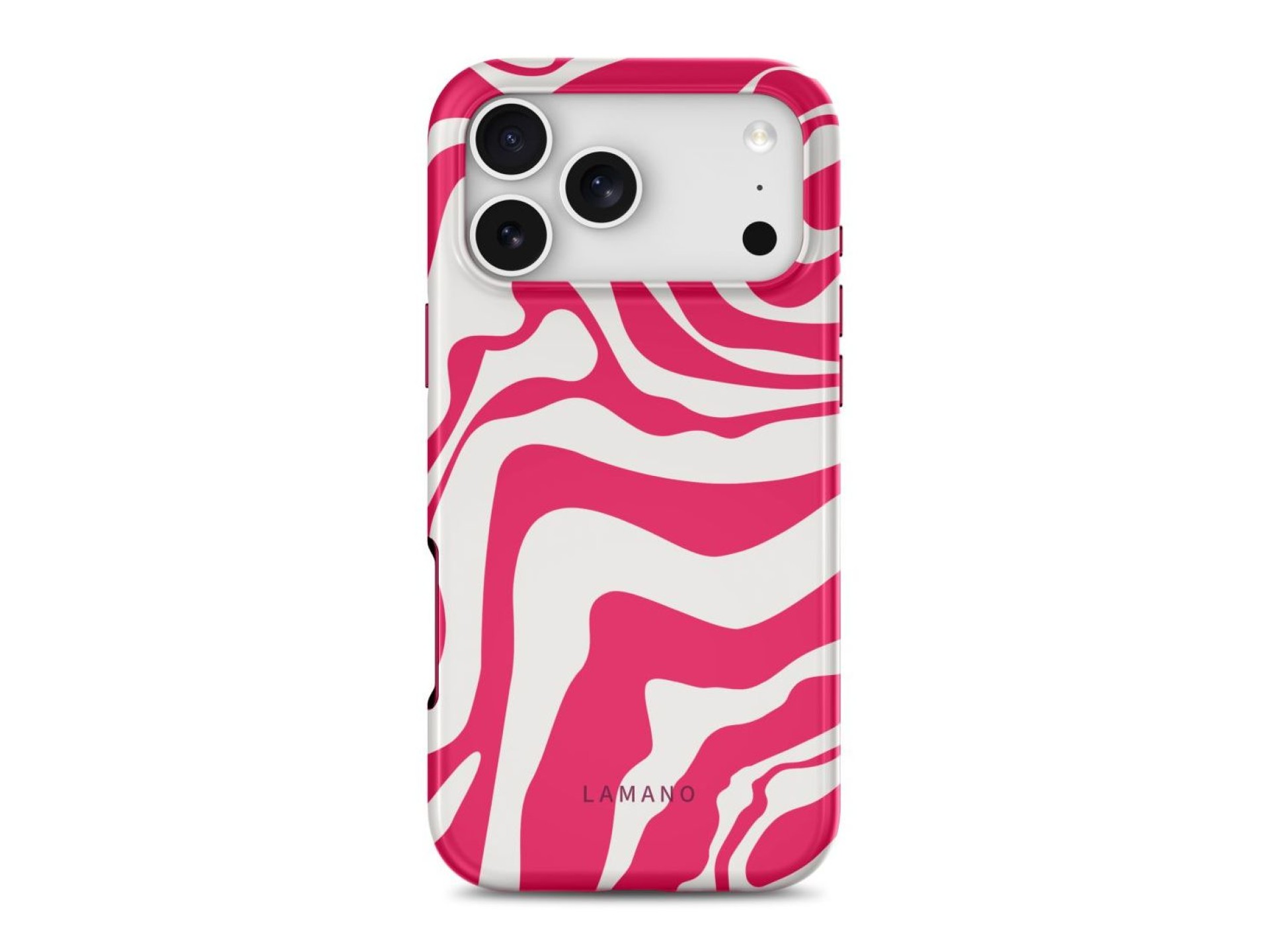 Tech-Protect Lamano MagSafe Case for iPhone 18 Pro / 17 Pro - Pink and White