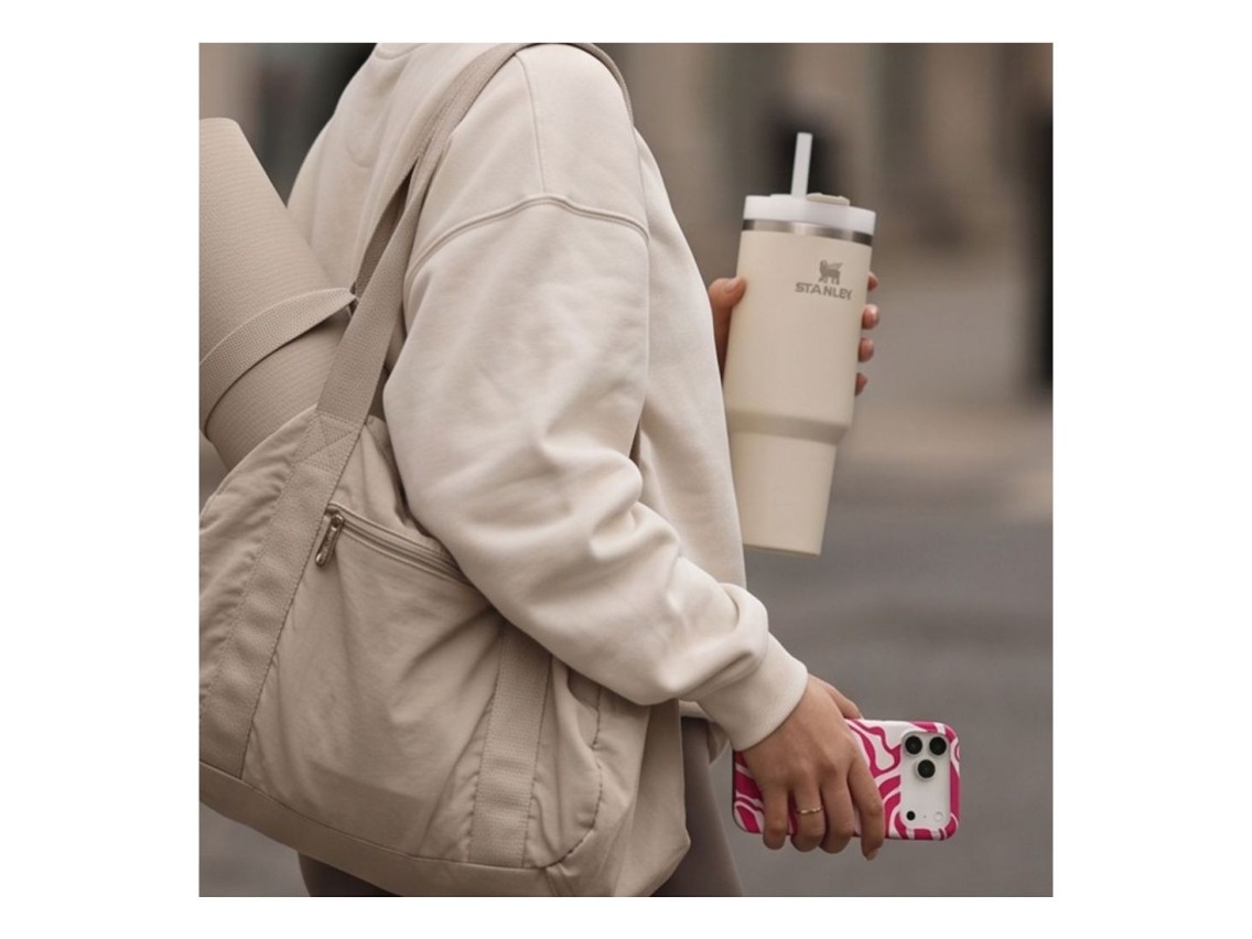 Tech-Protect Lamano MagSafe Case for iPhone 18 Pro / 17 Pro - Pink and White