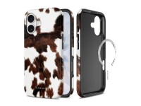 Tech-Protect Lamano MagSafe case for iPhone 17 - brown and white Tech-Protect Lamano MagSafe case for iPhone 17 - brown and white