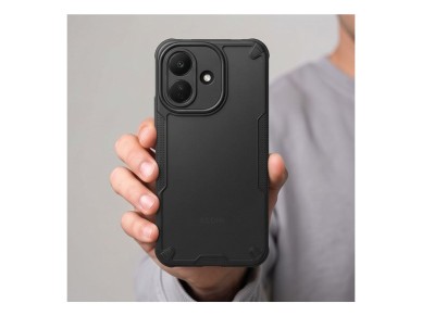 Tech-Protect Rugged Shield Case for Xiaomi Redmi Note 17 Pro 5G - Matte Black