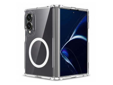 Funda Tech-Protect FlexAir Hybrid MagSafe para Samsung Galaxy Z Fold 8 - Transparente