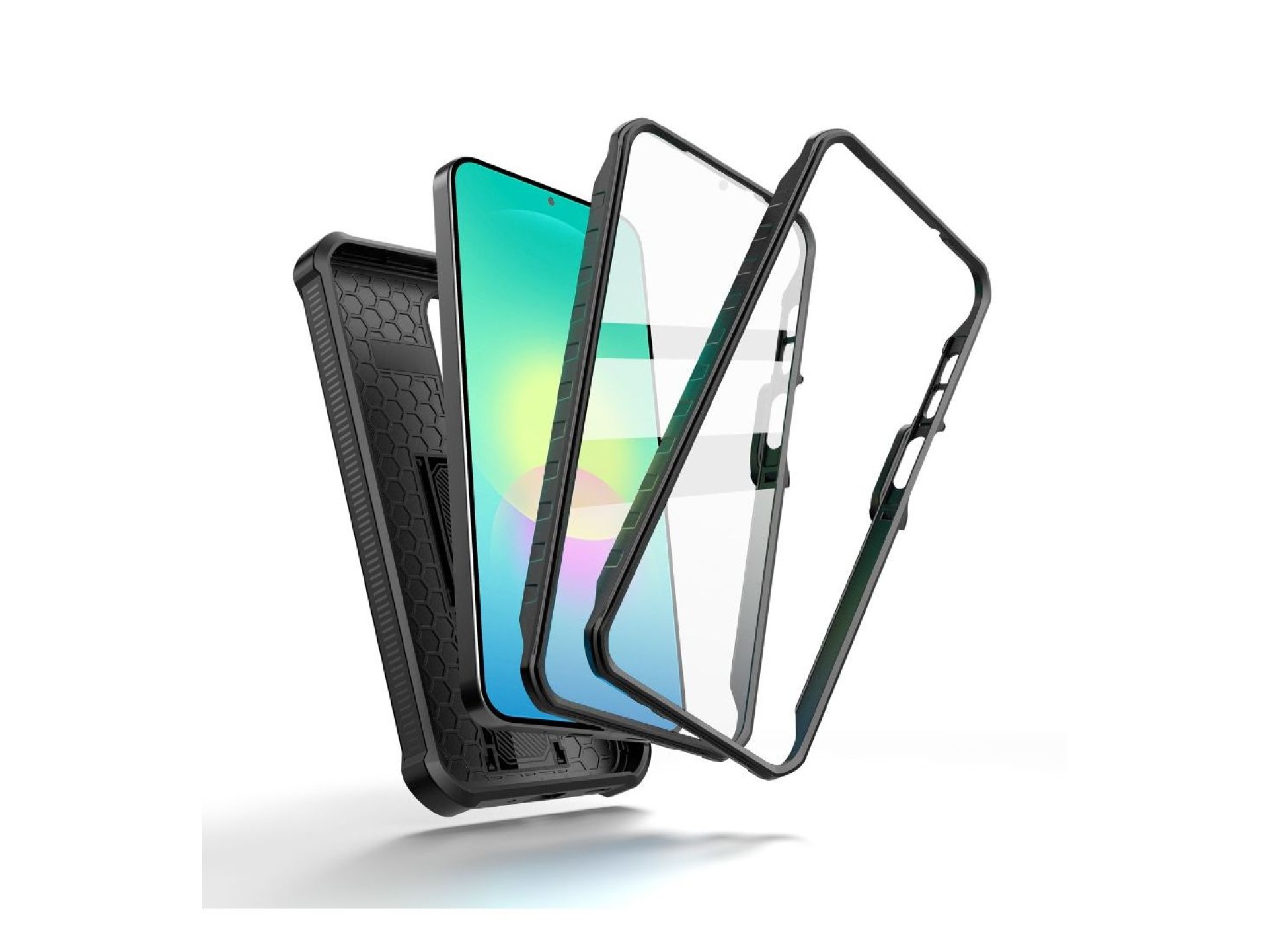 Tech-Protect Kevlar Cam+ 2-Set Case for Samsung Galaxy A27 - Black