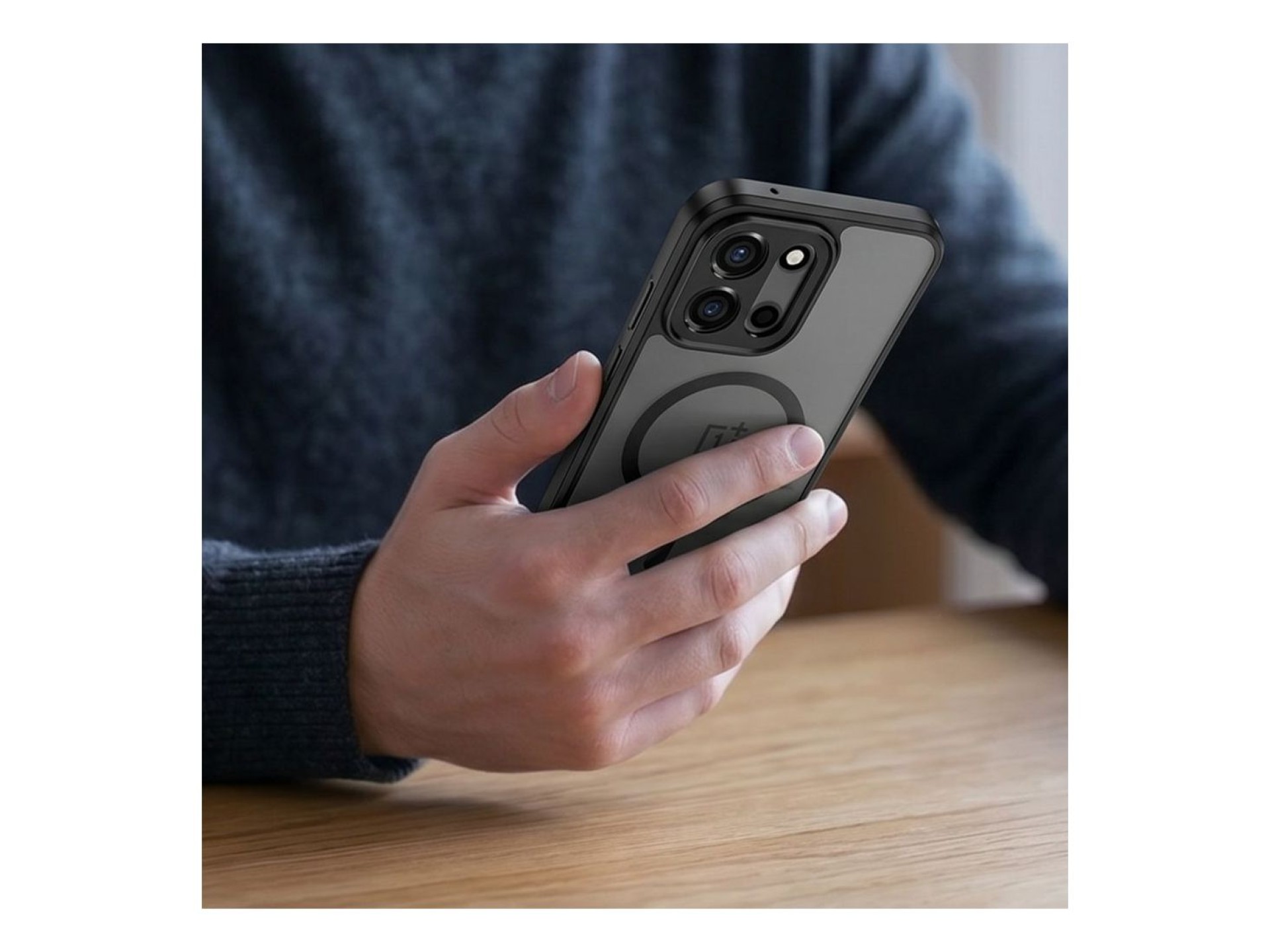 Capa Tech-Protect Magmat MagSafe para OnePlus Nord 6 - Preto Mate