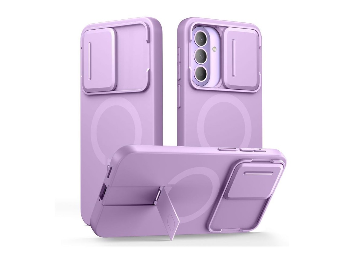 Tech-Protect Kevlar Aura MagSafe Case for Samsung Galaxy A57 - Purple