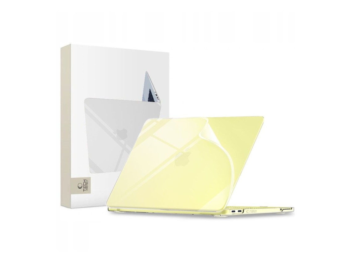 Capa protetora Tech-Protect Softshell para MacBook Neo 13" 2026 - Transparente