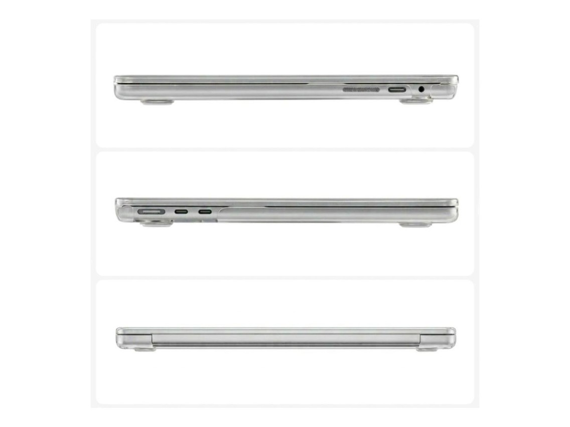 Tech-Protect Softshell Case for MacBook Neo 13" 2026 - Transparent